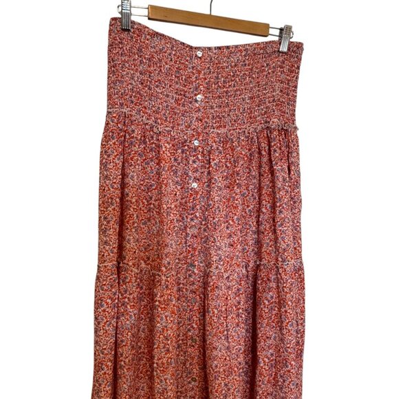 ESQUALO Red Floral Maxi Skirt - Picture 4 of 4